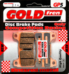 GP5 brake pads formulation